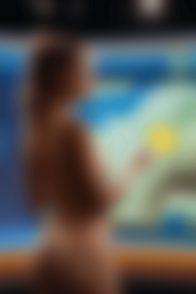 Nude Mode preview — mature AI weather host (18+)